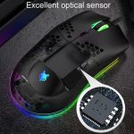 XUNSVFOX XYH90 Wired Hollow Hole Mouse RGB-beleuchtete Makroprogrammierungs-Gaming-Maus, XYH90 – Bild 6