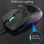 XUNSVFOX XYH90 Wired Hollow Hole Mouse RGB-beleuchtete Makroprogrammierungs-Gaming-Maus, XYH90 – Bild 8