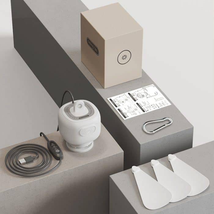 USB-Plug-in-Version, kleiner Deckenventilator, Camping, Outdoor, tragbarer Hängeventilator – Bild 8