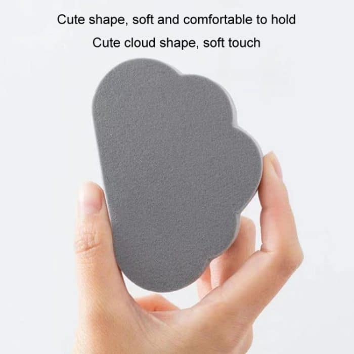 Wolken-Typ, saugfähiger Schwammreiniger, Badezimmer-Waschbecken-Kalk-vorbeugende Reinigungsbürste, Gray – Bild 5