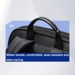 Bopai 61-122579 Hartschalen-Passwortschloss mit großer Kapazität, wasserdichter Business-Laptop-Rucksack, (Grey) – Bild 12