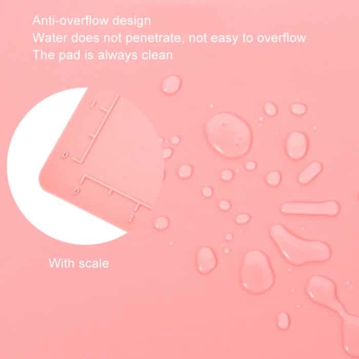 50x40cm Silikon-Doppelschüssel-Malunterlage, Graffiti-Ölgemäldematte, löschbares und waschbares Silikonunterlage – Bild 7