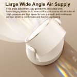 3-in-1-Multifunktions-Desktop-Ventilator mit LED-Licht-Kosmetikspiegel, USB Plug Non-Oscillating, Rechargeable Oscillating – Bild 6