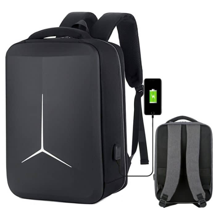Wasserdichter Business-Laptop-Rucksack für Pendler mit großem Fassungsvermögen und USB-Anschluss, 15 inch – Bild 1