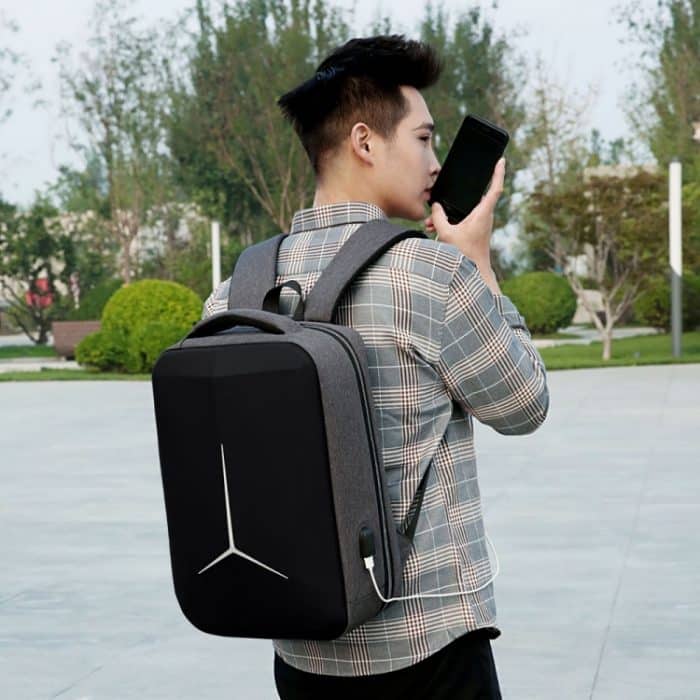 Wasserdichter Business-Laptop-Rucksack für Pendler mit großem Fassungsvermögen und USB-Anschluss, 15 inch – Bild 11