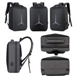 Wasserdichter Business-Laptop-Rucksack für Pendler mit großem Fassungsvermögen und USB-Anschluss, 15 inch – Bild 6