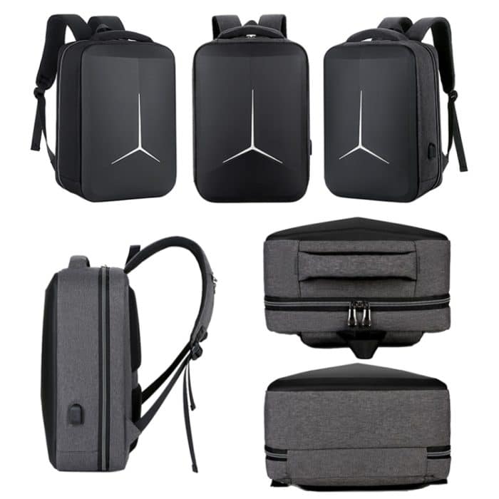 Wasserdichter Business-Laptop-Rucksack für Pendler mit großem Fassungsvermögen und USB-Anschluss, 15 inch – Bild 6
