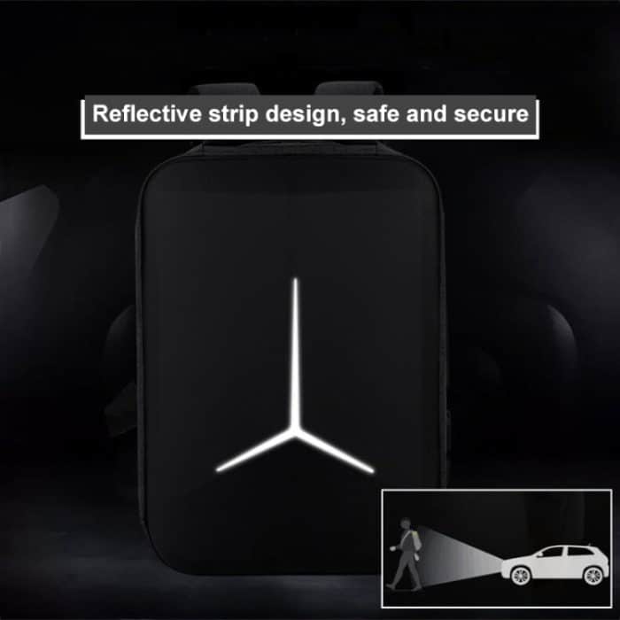 Wasserdichter Business-Laptop-Rucksack für Pendler mit großem Fassungsvermögen und USB-Anschluss, 15 inch – Bild 10