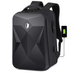 Wasserdichter Laptop-Rucksack mit Passwortsperre und großem Fassungsvermögen und USB-Anschluss, 17 inch