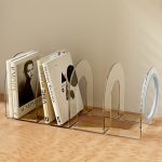 Buchständer, Desktop-Buchaufbewahrungsregal, transparenter Buchhalter für Studenten – Bild 9