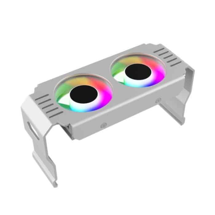 Desktop-ARGB-Speicherkühler PWM-Temperaturregelung Doppellüfter, für DDR / DDR2 / DDR3 / DDR4 / DDR5 – Bild 1