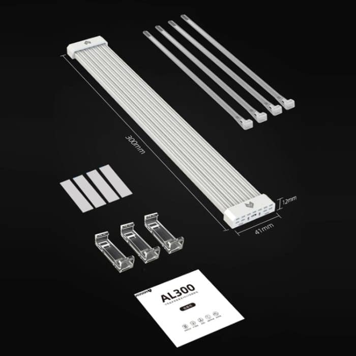 AOSOR AL300 Computer Glow Line ARGB Neon Kabel Motherboard Chassis Licht Streifen Licht Board Dekoration, AL300 – Bild 12