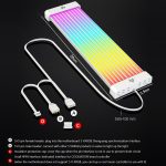 AOSOR Al200 Neon-Kabel, Computer-Motherboard, Grafikkarte, Leuchttafel, Netzteil, Leitung, Dekoration, AL200 – Bild 5