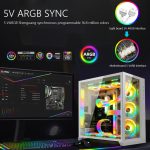 AOSOR Al200 Neon-Kabel, Computer-Motherboard, Grafikkarte, Leuchttafel, Netzteil, Leitung, Dekoration, AL200 – Bild 7