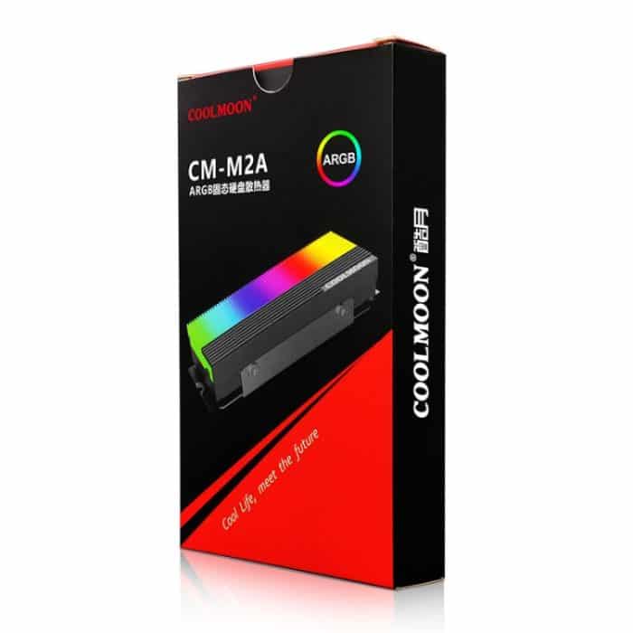COOLMOON CM-M2A M.2 2280 Solid State Drive Kühler 5V ARGB Festplattenkühlkörper, CM-M2A – Bild 10