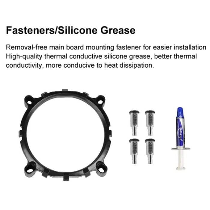 COOLMOON Frost Doppel-Kupferrohr-CPU-Lüfter, beleuchteter, leiser, luftgekühlter AMD-Kühler für Desktop-PCs, P2 Magic Moon Edition Single Fan, P22 Magic Moon Edition Double Fan, P2 Streamline Edition Single Fan, P22 Streamline Edition Double Fan – Bild 7