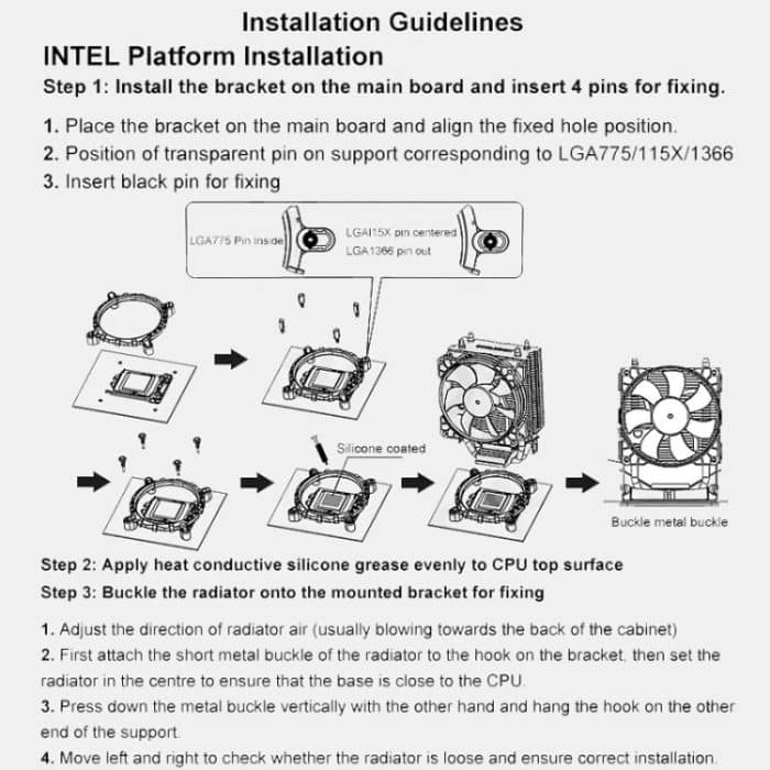 COOLMOON Frost Doppel-Kupferrohr-CPU-Lüfter, beleuchteter, leiser, luftgekühlter AMD-Kühler für Desktop-PCs, P2 Magic Moon Edition Single Fan, P22 Magic Moon Edition Double Fan, P2 Streamline Edition Single Fan, P22 Streamline Edition Double Fan – Bild 9