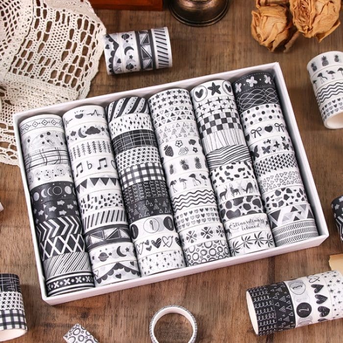 60 rollen/Set 1,5 cm x 2 m Washi Tape Set Für Scrapbooking Liefert Kunst Handwerk Band – Bild 1