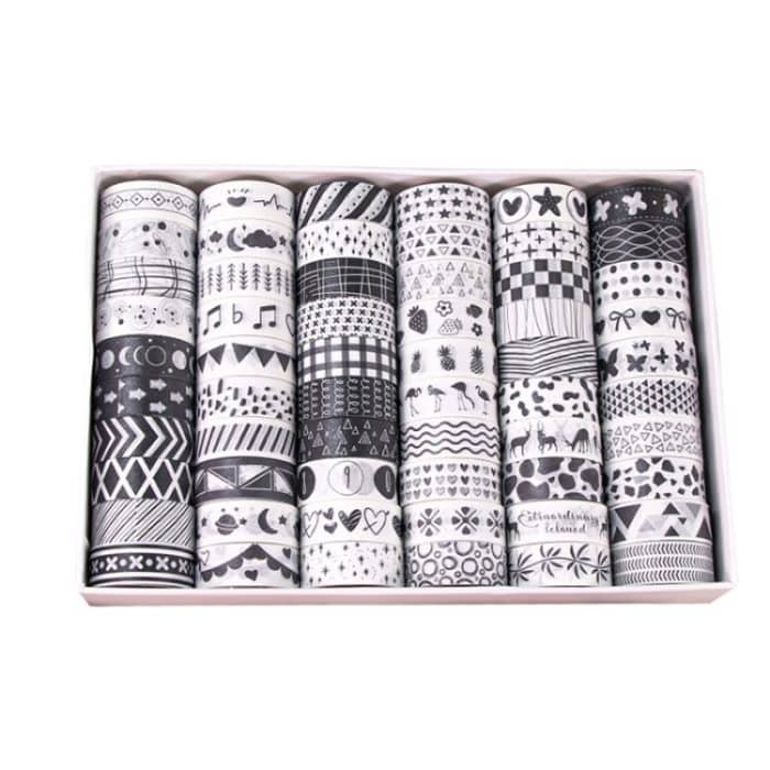 60 rollen/Set 1,5 cm x 2 m Washi Tape Set Für Scrapbooking Liefert Kunst Handwerk Band – Bild 2