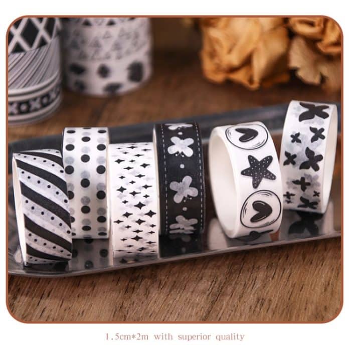 60 rollen/Set 1,5 cm x 2 m Washi Tape Set Für Scrapbooking Liefert Kunst Handwerk Band – Bild 3