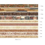 10 Rollen/Box kombiniertes Washi-Tape-Set für DIY-Scrapbook-Aufkleber, 1,5 cm x 4 + 1 cm x 6 – Bild 6