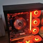 COOLMOON CPU-Kühler für Desktop-Computer, automatischer Farbwechsel, Multi-Plattform-Stummschaltung, Lüfter, CM-BF-RGB – Bild 2