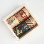 8 Rollen/Box Weihnachts-Washi-Klebeband-Set mit Goldfolie für Journaling, DIY-Handwerk, 3 cm x 2 + 1,5 cm x 4 + 1 cm x 2 – Bild 6