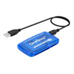 Onefavor All-In-One-Kartenleser unterstützt SM/XD/SD/MMC/MS/CF-Karte, All-In-One, Card Reader+Type-C Adaptor, Card Reader+8 Pin Adaptor