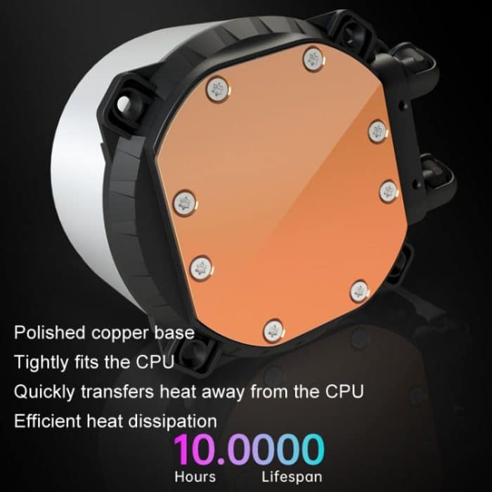 COOLMOON CM-YM-240T Digital ARGB Lens Edition Integrierte Wasserkühlung CPU-Kühler Temperaturanzeige CPU-Lüfter, CM-YM-240T – Bild 11