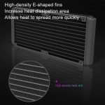 COOLMOON CM-YM-240T Digital ARGB Lens Edition Integrierte Wasserkühlung CPU-Kühler Temperaturanzeige CPU-Lüfter, CM-YM-240T – Bild 9