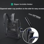 Bopai 61-122431 Wasserdichter Business-Laptop-Rucksack aus erstklassigem Rindsleder mit großem Fassungsvermögen, 61-122431 – Bild 6