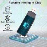 Onefavor USB2.0 Hochgeschwindigkeits-Lese- und Schreib-CF-Kartenleser, CF Card Reader – Bild 2