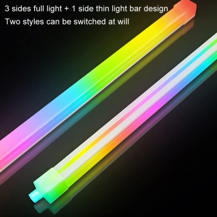 Panorama Glow ARGB Lichtleiste Desktop-Computergehäuse Innendekoratives Umgebungslicht, F300 Square – Bild 4