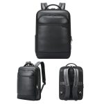 Bopai 61-122391 Großraum-Business-Laptop-Rucksack aus Rindsleder erster Schicht mit USB+Typ-C-Anschluss, 61-122391 – Bild 2