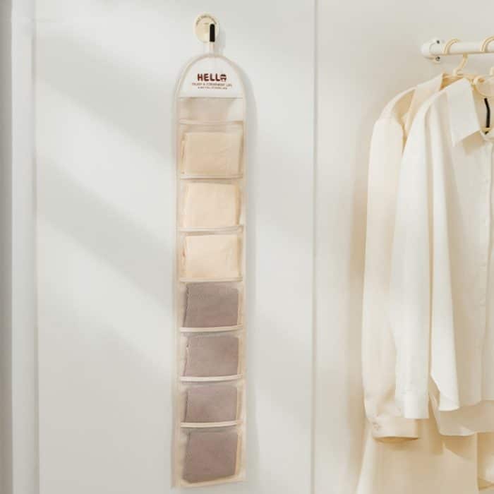 TBD0604834901A.jpg Aufbewahrungstasche für Unterwäsche, Socken und Haar-Accessoires, zum Aufhängen, Organizer, Aufbewahrungstasche – Bild 1