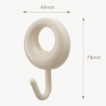 4 teile/satz Haushalt Wand Hängen Haken Schlafsaal Nicht-Markierung Punch-Freies Klebe Haken – Bild 3