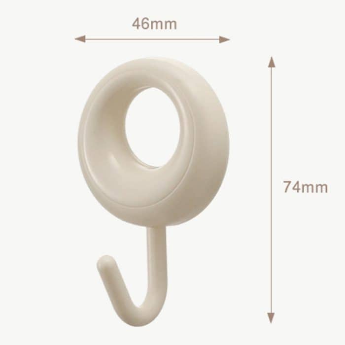 4 teile/satz Haushalt Wand Hängen Haken Schlafsaal Nicht-Markierung Punch-Freies Klebe Haken – Bild 3