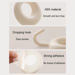 4 teile/satz Haushalt Wand Hängen Haken Schlafsaal Nicht-Markierung Punch-Freies Klebe Haken – Bild 7