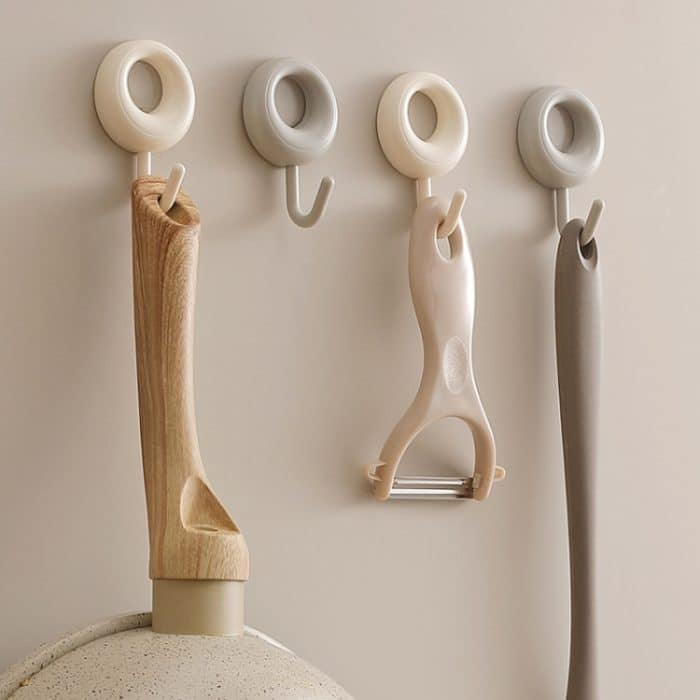 4 teile/satz Haushalt Wand Hängen Haken Schlafsaal Nicht-Markierung Punch-Freies Klebe Haken – Bild 10