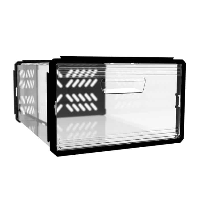 TBD0604837801B.jpg Schubladentyp Kunststoff-Schuhkarton Staubdichte Klappe Klappbare transparente Aufbewahrungsbox – Bild 1