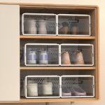 Schubladentyp Kunststoff-Schuhkarton Staubdichte Klappe Klappbare transparente Aufbewahrungsbox – Bild 4