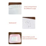 Malunterlage aus Silikon, quadratisch, 40 x 50 cm, Kunstmatte zum Zeichnen von Ton, Square Purple, Square Color, Color Sky Blue – Bild 6