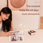 YJQ-D10 Tragbarer Desktop-Retro-Schallplattenspieler-Bluetooth-Lautsprecher – Bild 8