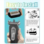 Ersatzklinge für Braun Series 9 Elektrorasierer, Goldfolien-Stil, 92B  With Text, 92B  Without Text, 92S  With Text, 92S  Without Text – Bild 6