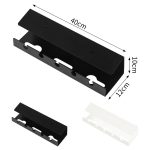 Unter Schreibtisch Kabel Veranstalter Loch-Freies Home Computer Tisch Unten Netzkabel Stecker Lagerung Rack – Bild 3