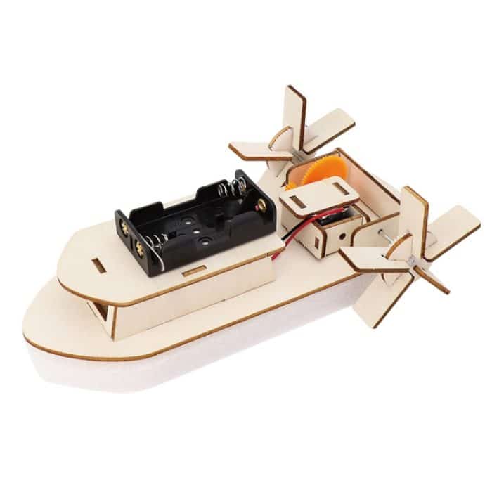 Kinder DIY selbst gemachtes elektrisches Bootsmodell Wissenschaftsunterricht Experimentiermaterial Kit – Bild 1