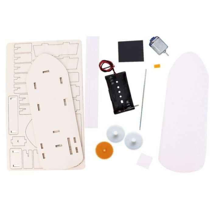 Kinder DIY selbst gemachtes elektrisches Bootsmodell Wissenschaftsunterricht Experimentiermaterial Kit – Bild 2