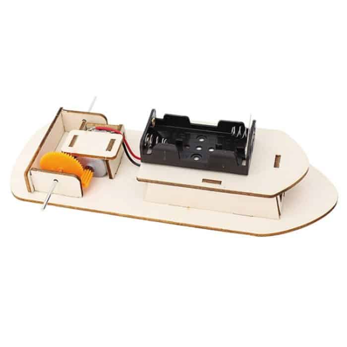 Kinder DIY selbst gemachtes elektrisches Bootsmodell Wissenschaftsunterricht Experimentiermaterial Kit – Bild 6
