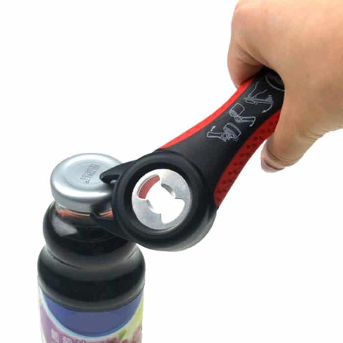 Multifunktionaler 4-in-1-Flaschenöffner, kraftsparender Haushaltsöffner, Style 1 (Black Red), Style 1 (Blue), Style 2 (Black Red) – Bild 3