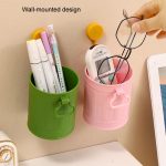 Große Kapazität Student Desktop Organizer Stift Container Mädchen Make-Up Pinsel Lagerung Eimer – Bild 7